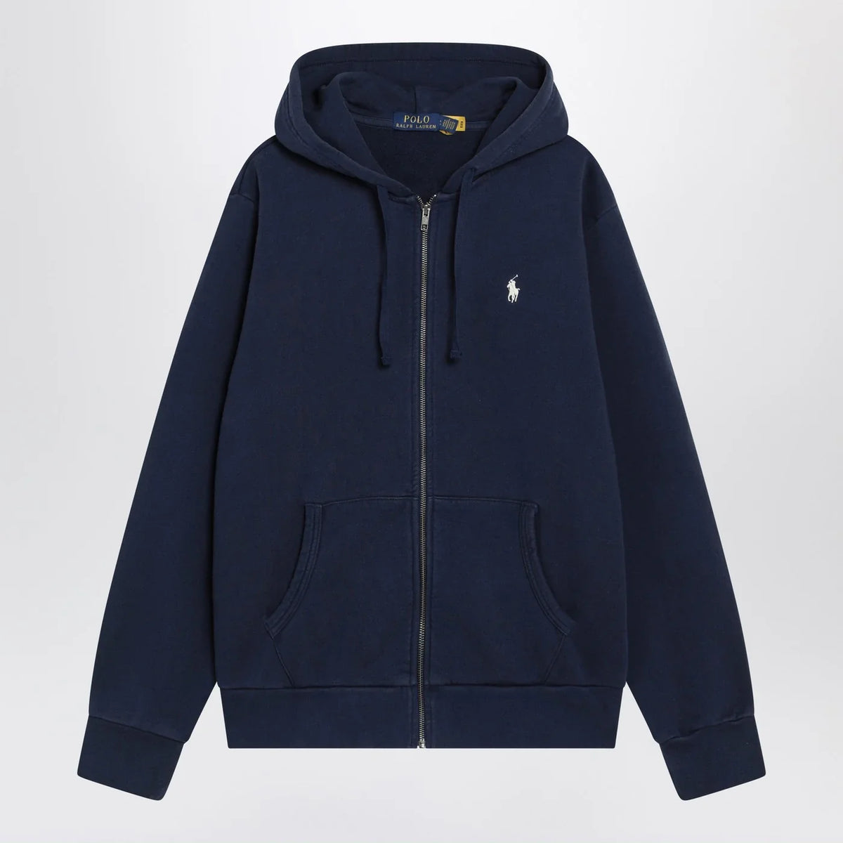 Polo Ralph Lauren - Navy blue cotton zip-up sweatshirt