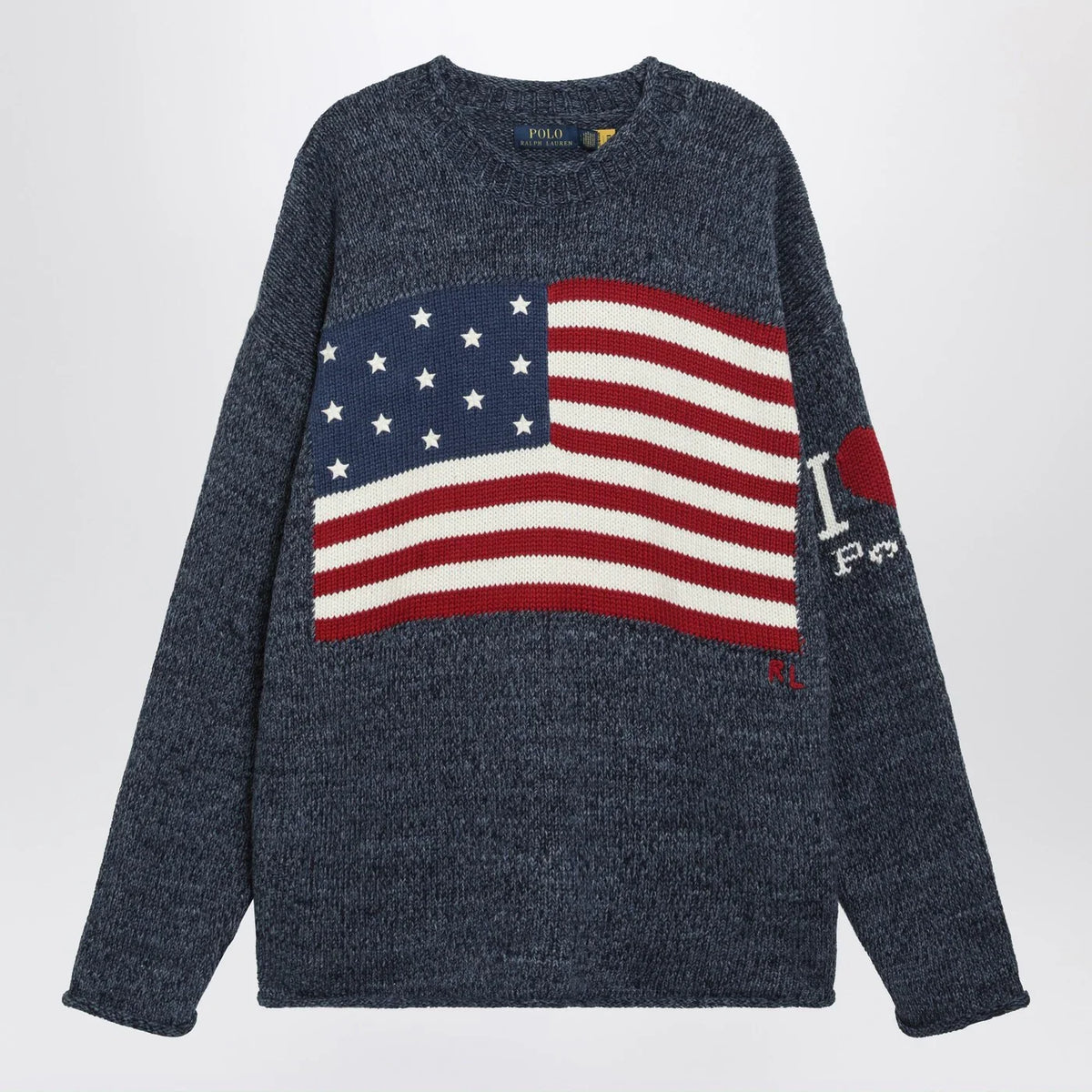 Polo Ralph Lauren - Regular-fit “I Love Polo” flag sweater