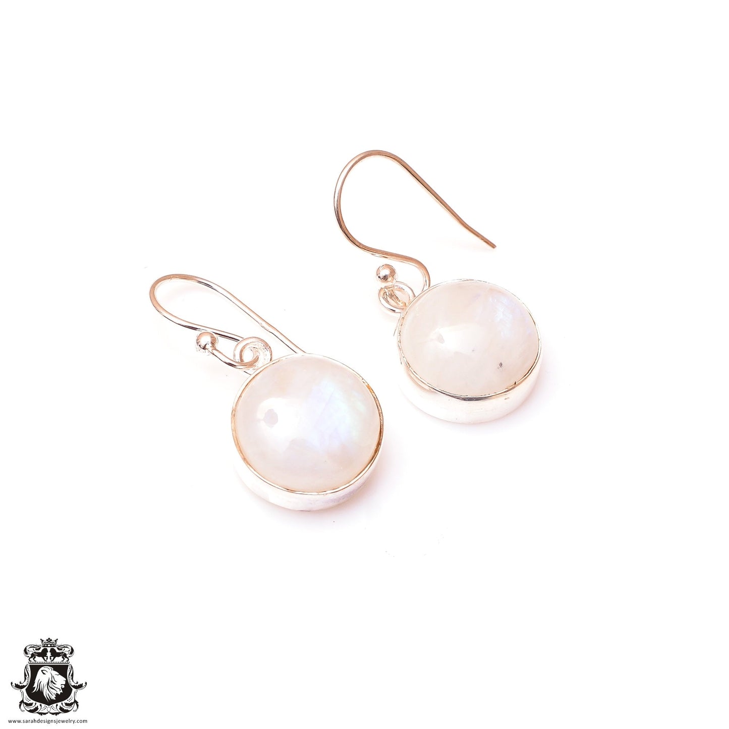 Moonstone Dangle & Drop Earrings 925 Solid (Nickel Free) Sterling Silver Earrings WHOLESALE price / Made in Canada Minimalist Earrings ER16