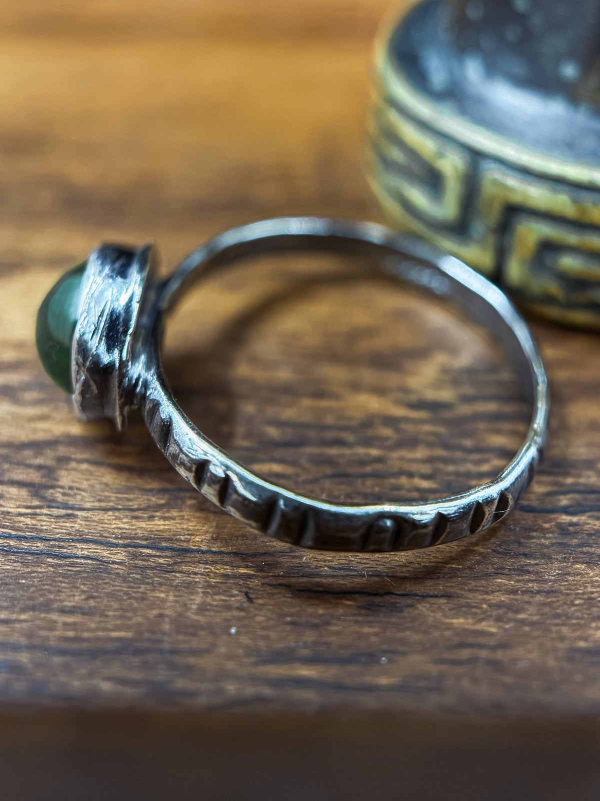 Jade Modern Stacking Ring