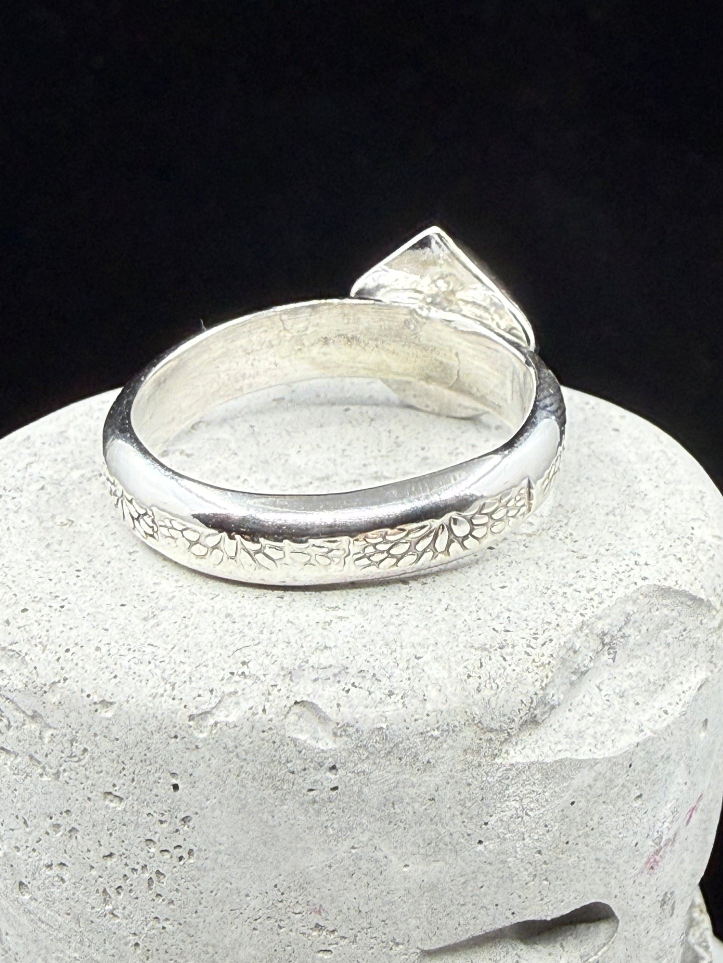 Calocera Fungi Pink Sapphire Ring