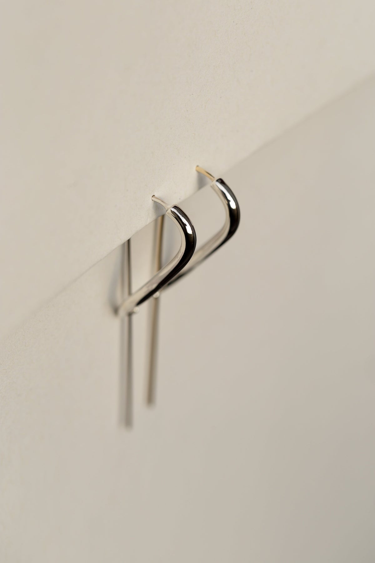 LARGE SAFETY PIN EARRING