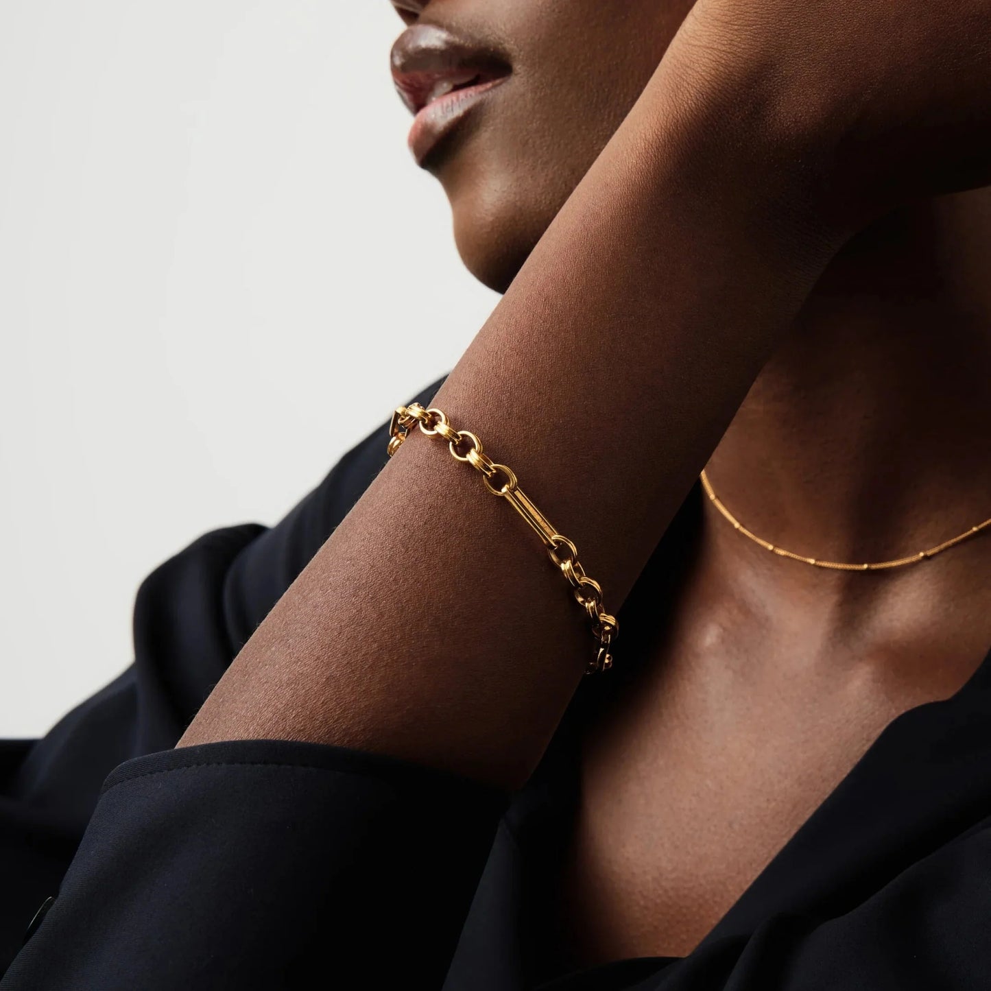 18K Gold Vermeil Axiom Chain Bracelet