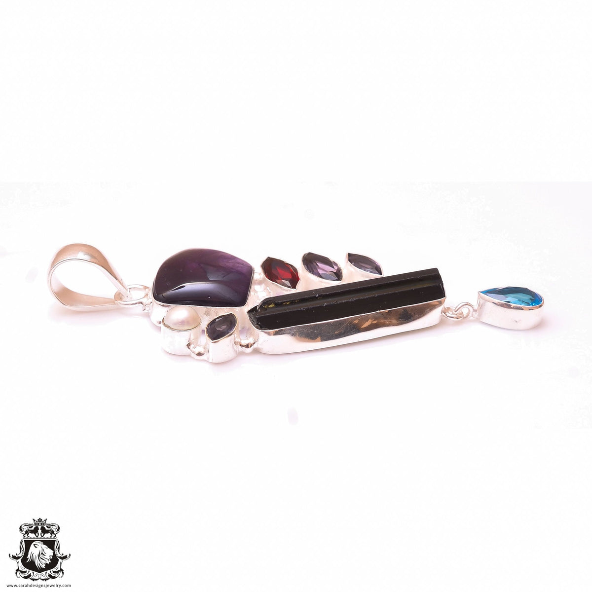 Dravite Tourmaline Pendant & 3MM Italian Chain P10005