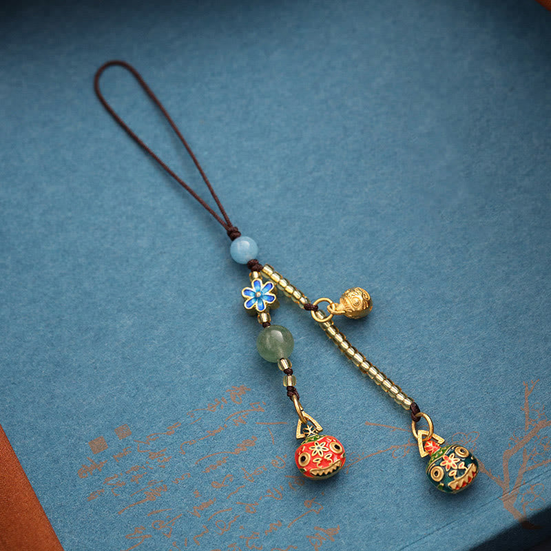 Fortune Jewel Gold Swallowing Beast Family Luck Key Chain