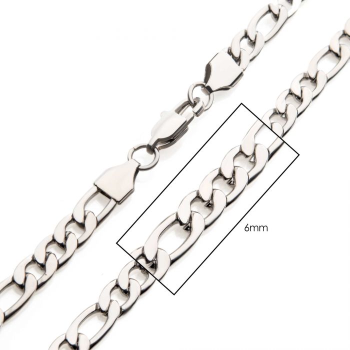 Stainless Steel Figaro Chain