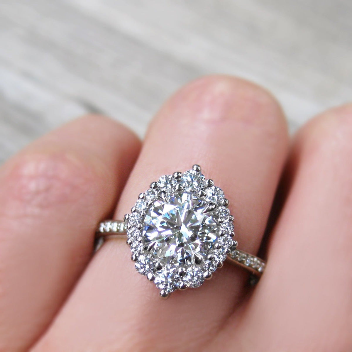・EMERSON・Lab-Grown Diamond Center, Diamond Halo (1.60ctw+)