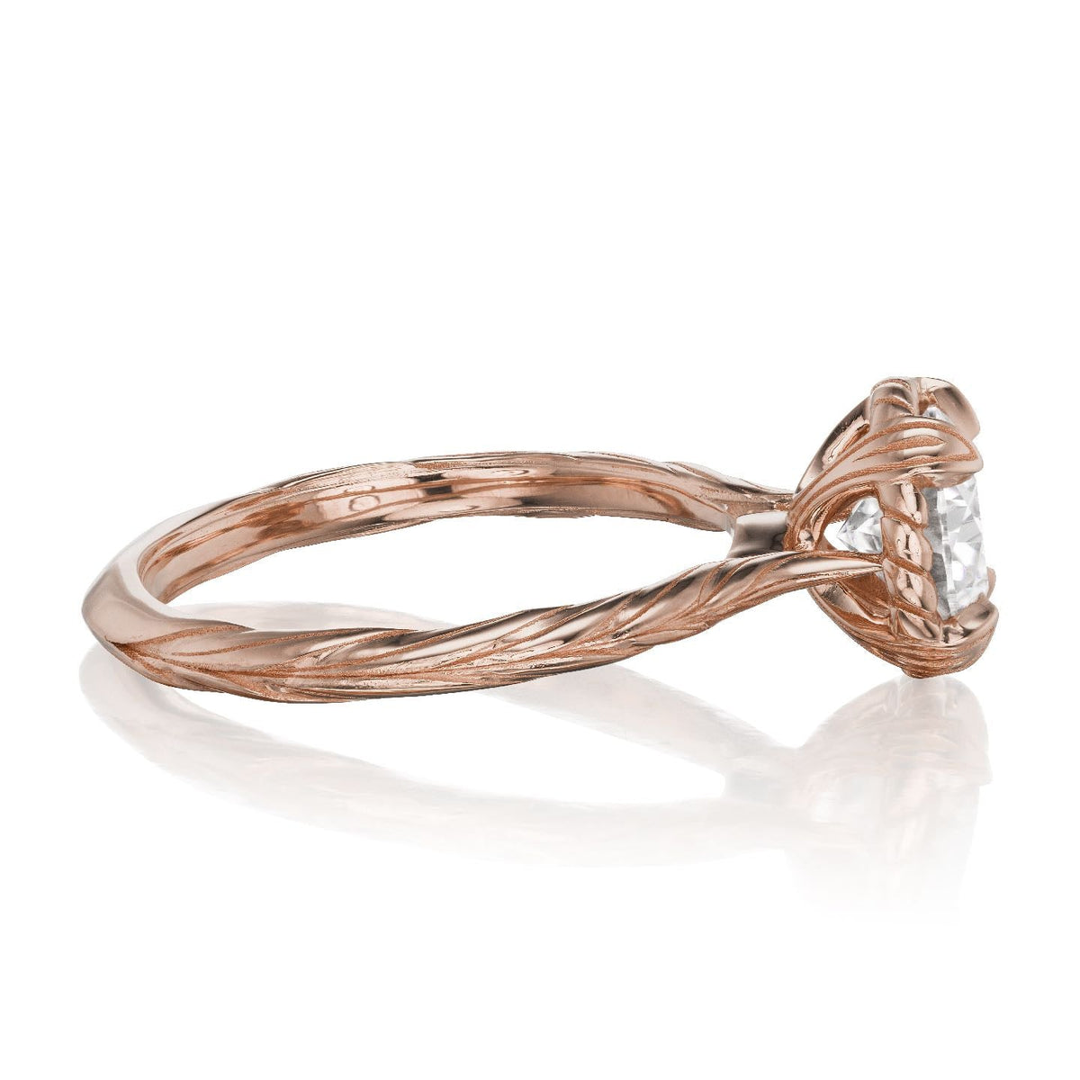 ・SIENNA・Moissanite, Willow Leaf Band (1.25ct)