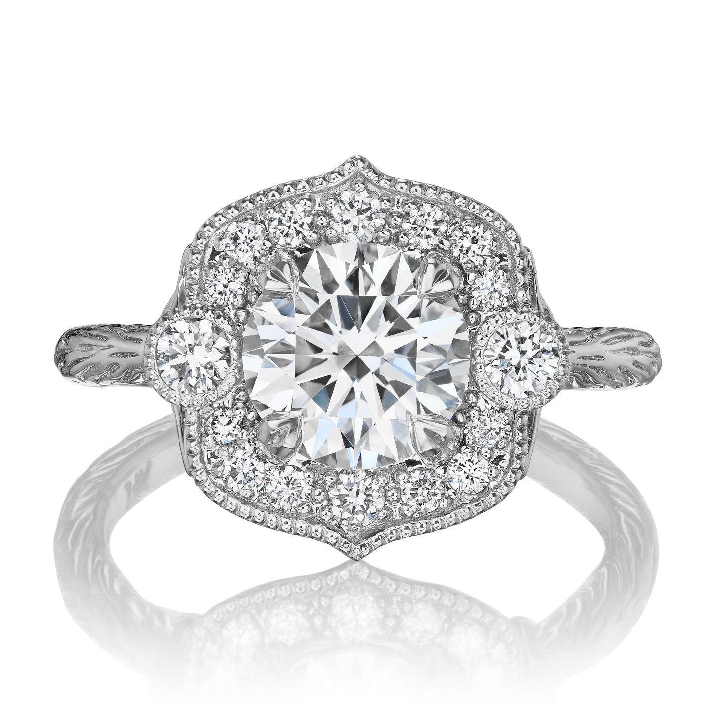 ・SADIE・Lab-Grown Diamond Center Diamond Halo (1.57ctw+)