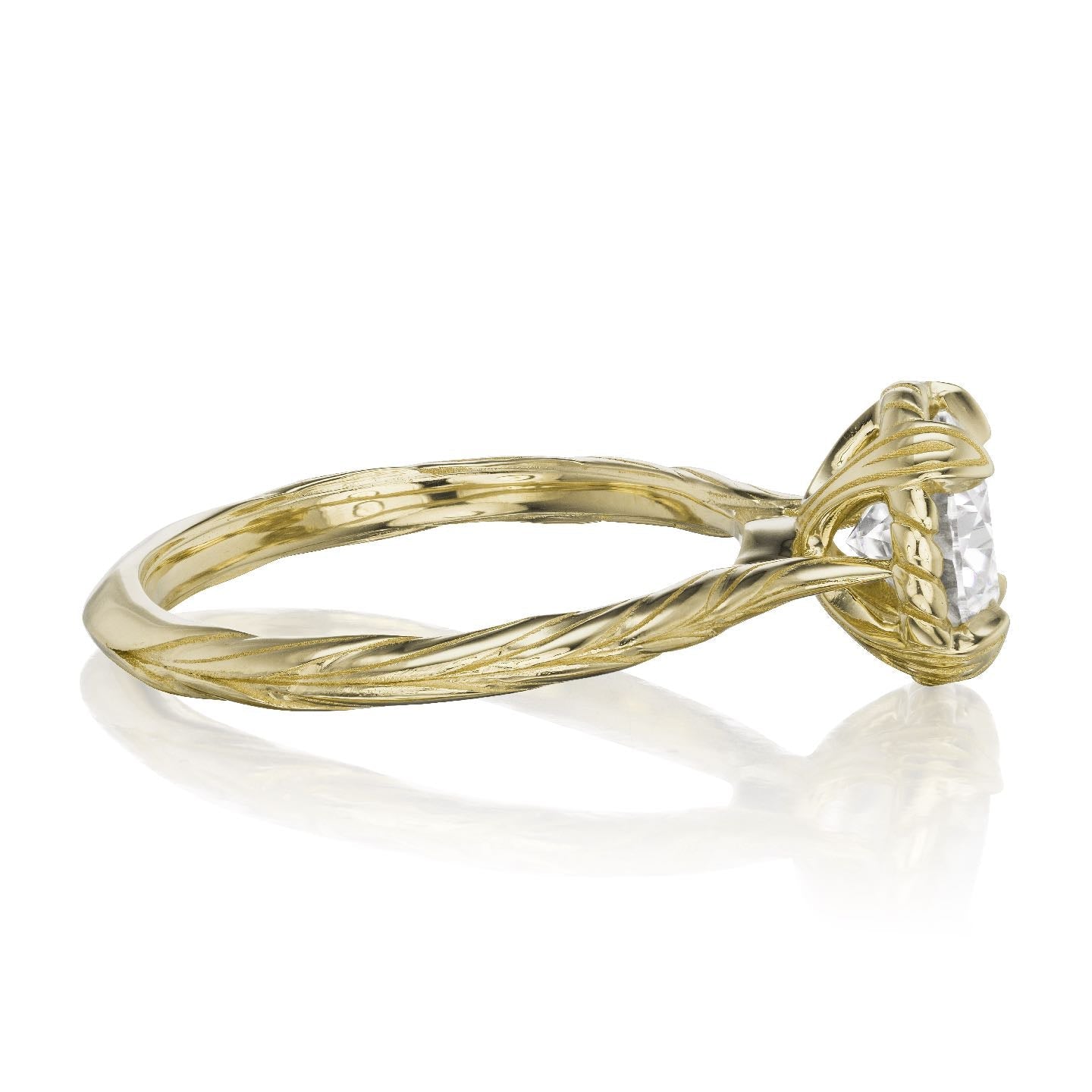 ・SIENNA・Lab-Grown DIamond, Willow Leaf Band (1.5ct)