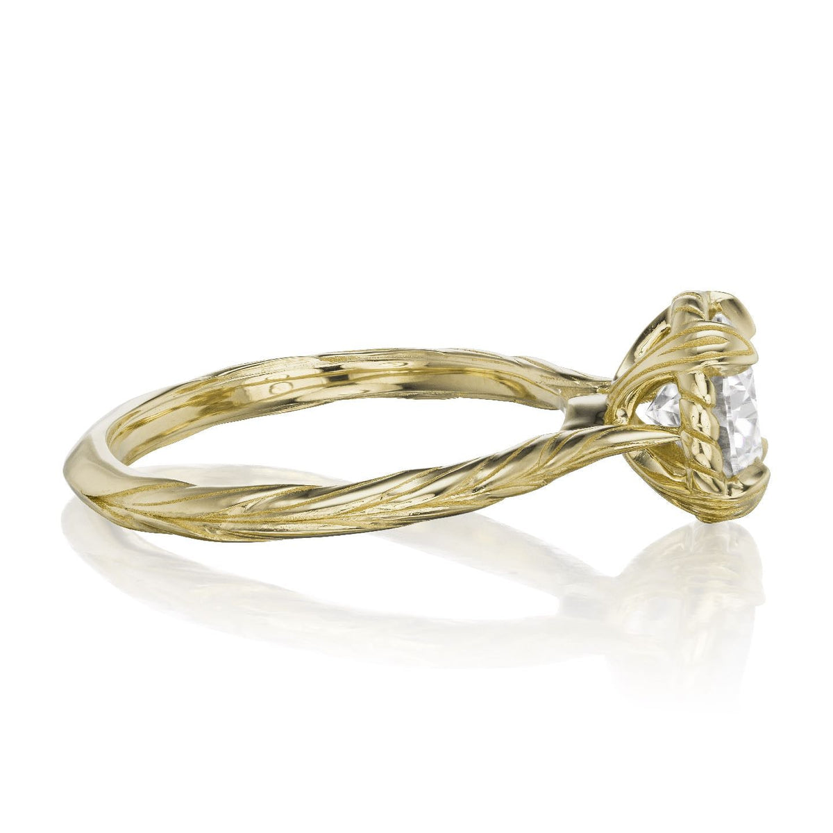 ・SIENNA・Moissanite, Willow Leaf Band (1.5ct)