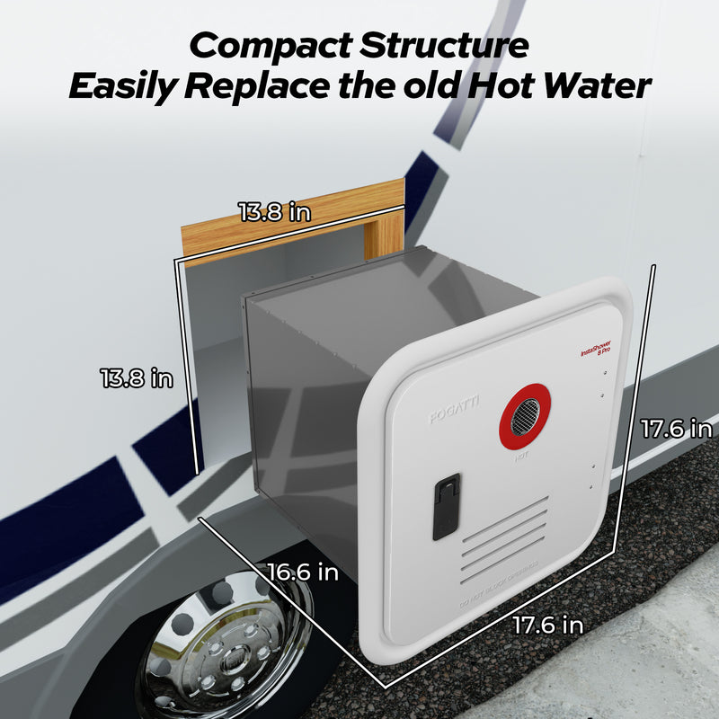 Fogatti InstaShower 8 Pro (Refurbished Unit)