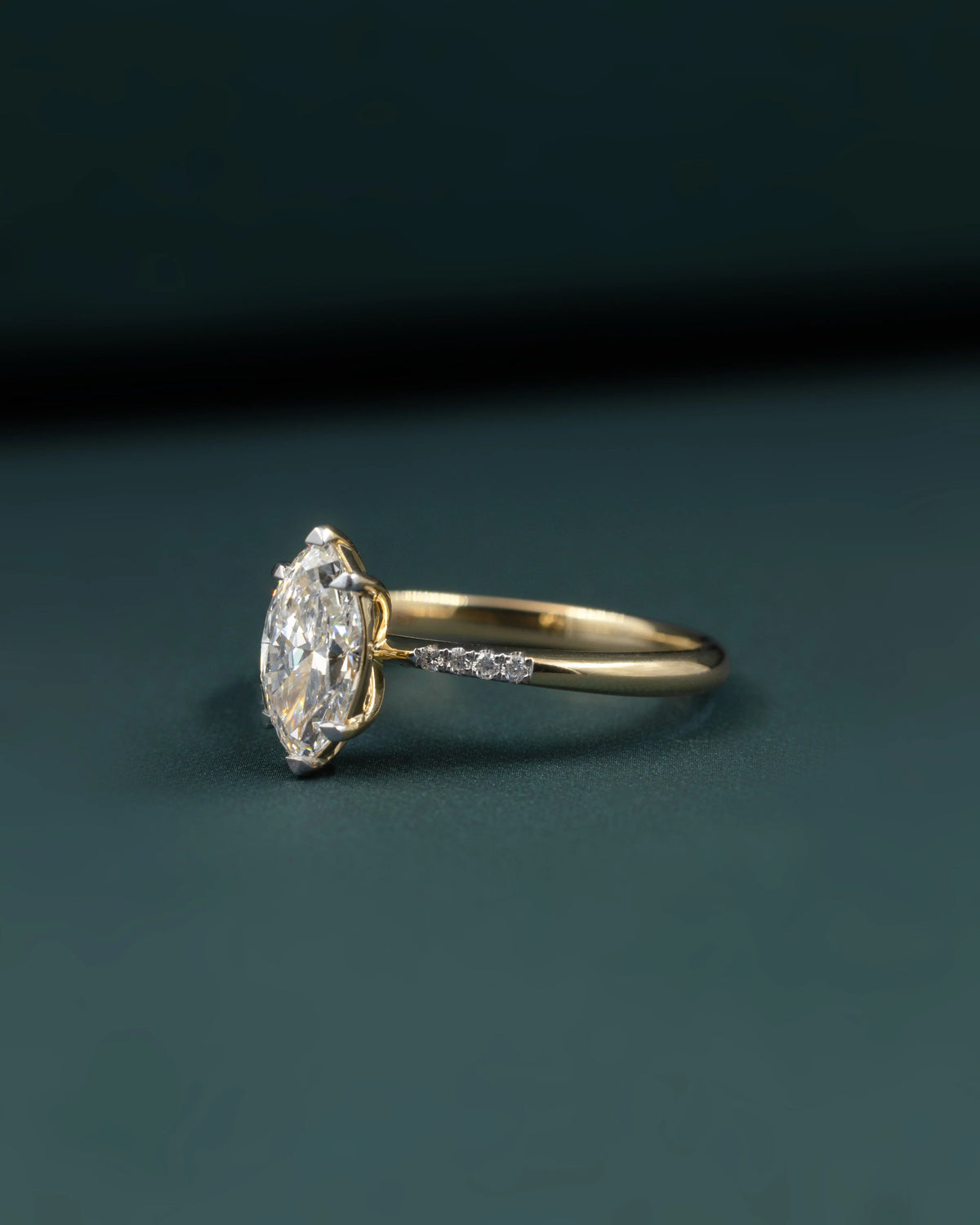 1.03 CTW Marquise Cut Lab-Grown Diamond Solitaire Ring