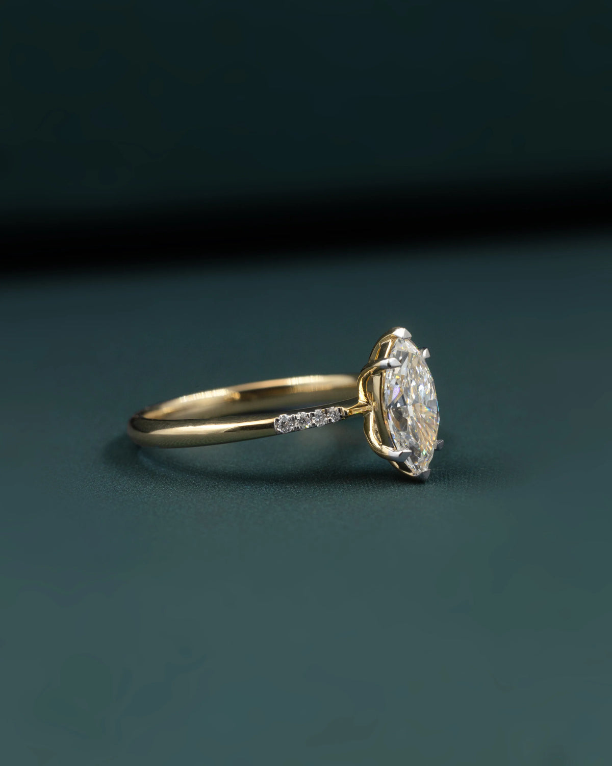 1.03 CTW Marquise Cut Lab-Grown Diamond Solitaire Ring