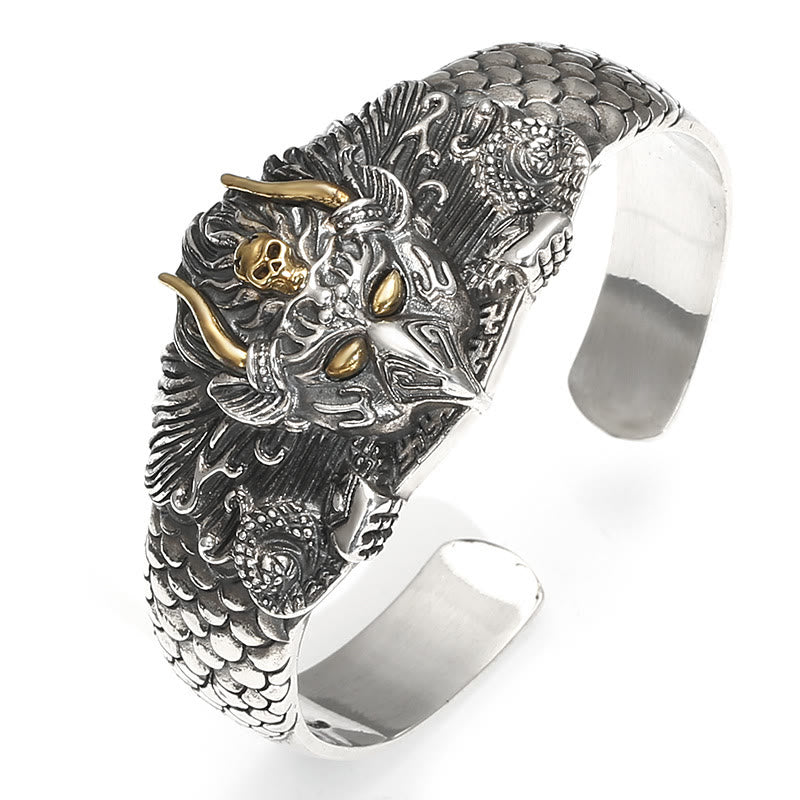 Fortune Jewel Tibetan Garuda Bird Wisdom Protection Bracelet Bangle