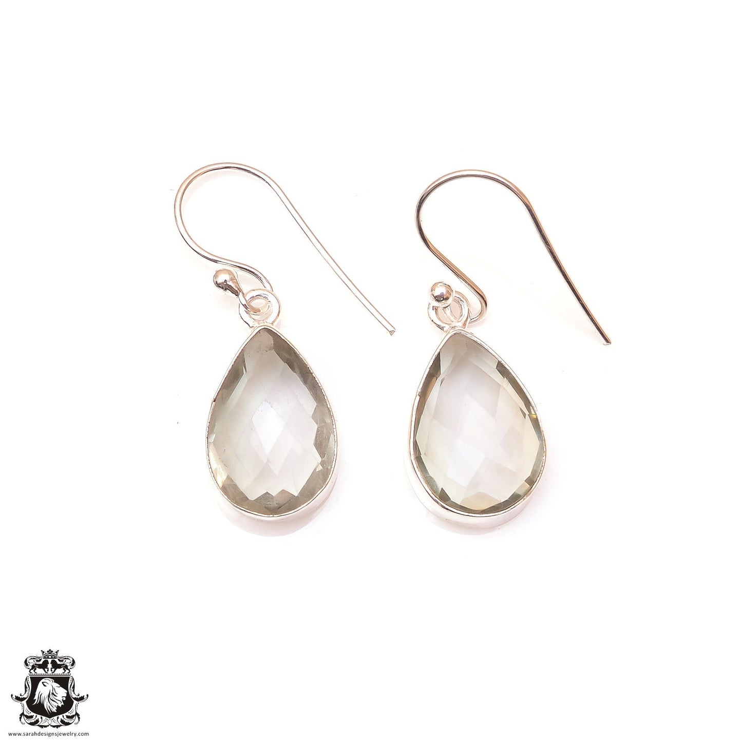 Prasiolite Dangle & Drop Earrings 925 Solid (Nickel Free) Sterling Silver Earrings WHOLESALE price / Made in Canada Minimalist Earrings ER18