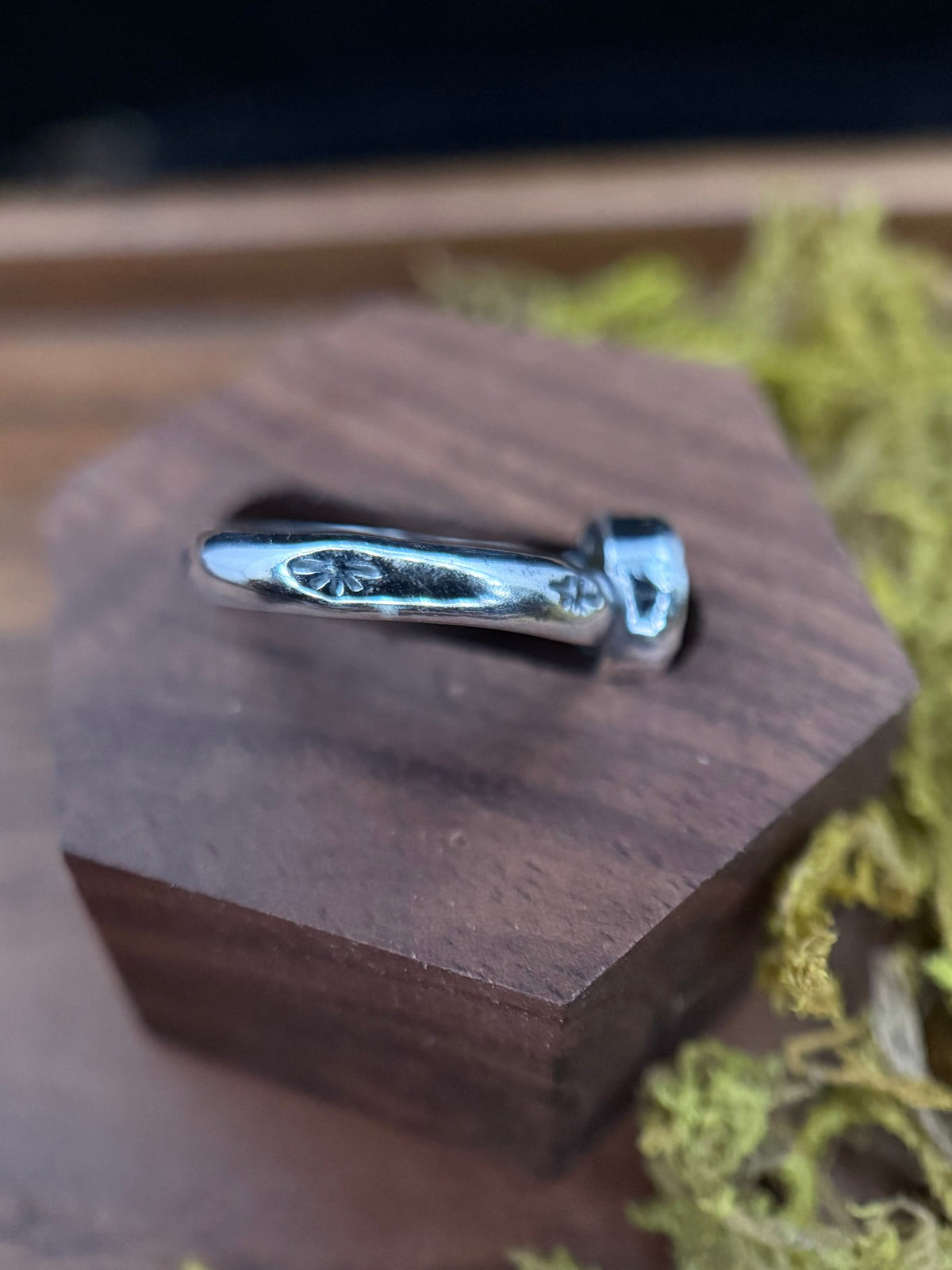 Eyes Closed Canary Ring