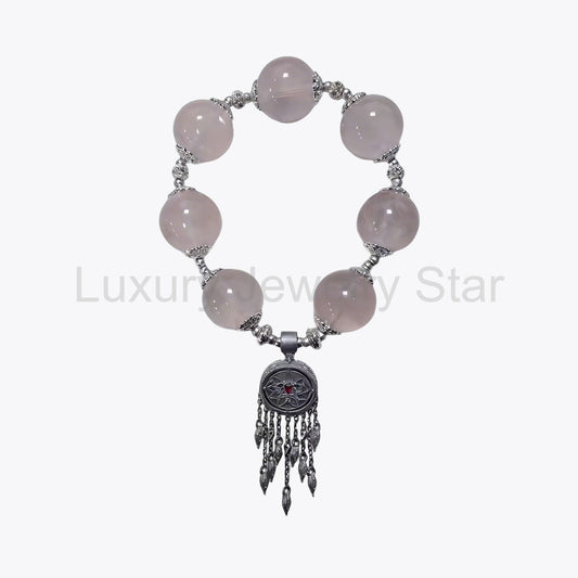 Celestial Fox Dreamcatcher · Bone-Seed Incense Crystal Bracelet
