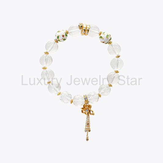 Fortune Serpent Bracelet - White Jade Transformation - image 2