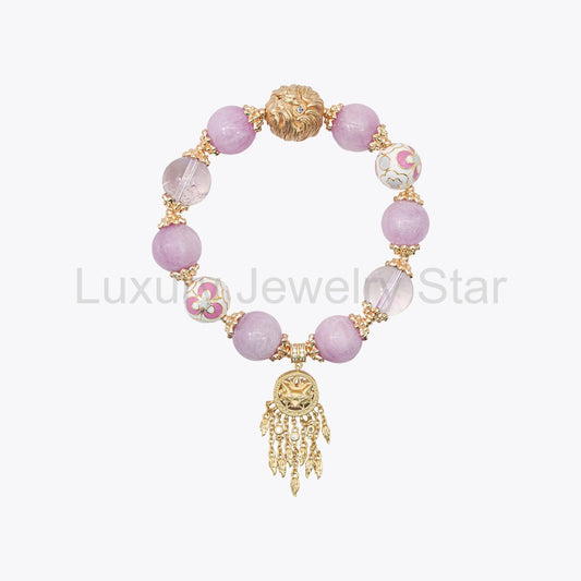 Golden Fox Dreamweaver - Lotus Spirit Bracelet