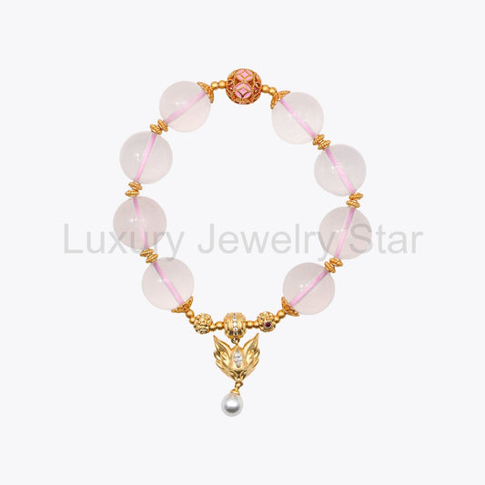 Jade Palace Maiden Lucky Crystal Bracelet