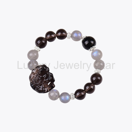 Moonlit Treasure Fox Wealth Crystal Bracelet - image 2