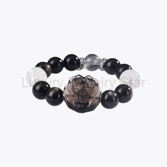 Mystic Lotus - Moonlight Guardian Crystal Bracelet - image 2