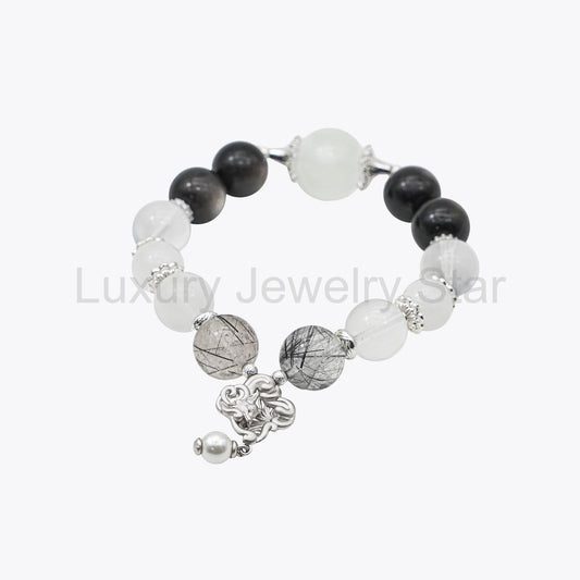 Nine-Tailed Auspicious Cloud · Moon Cultivator Crystal Bracelet - image 2