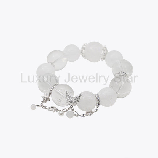 Nine-Tailed Celestial Fox · White Water Nymph Crystal Bracelet