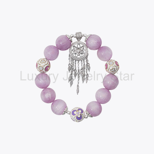 Nine-Tailed Dreamcatcher · Enchanting Gem Crystal Bracelet - image 2