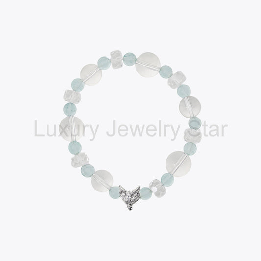 Nine-Tailed Fox · Blue Shadow Crystal Bracelet