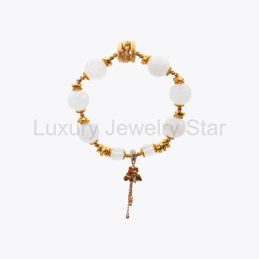 Nine-Tailed Gold Fox & Crystal Bracelet - image 2