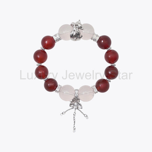 Nine-Tailed Sacred Fox · Scholarly Gem Crystal Bracelet