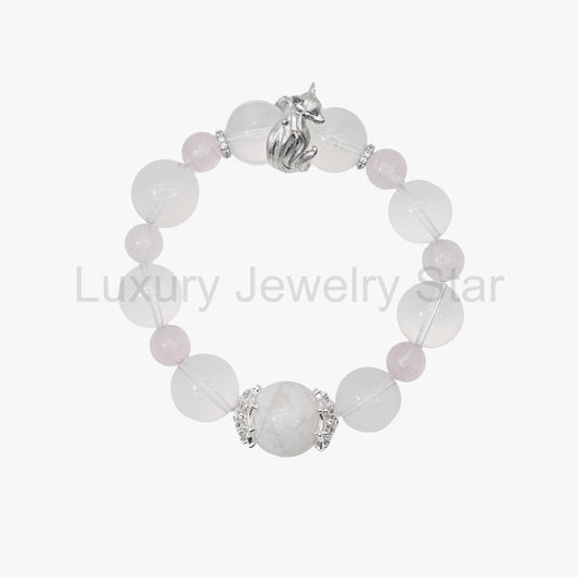 Nine-Tailed Sacred Fox 'A Zi' Huanli · Jade Bracelet Fairy Crystal Bracelet