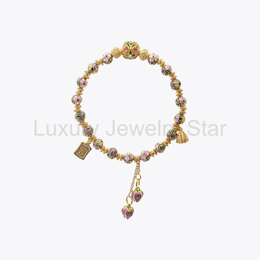 Serpent's Whisper - Fortune Flow Crystal Bracelet