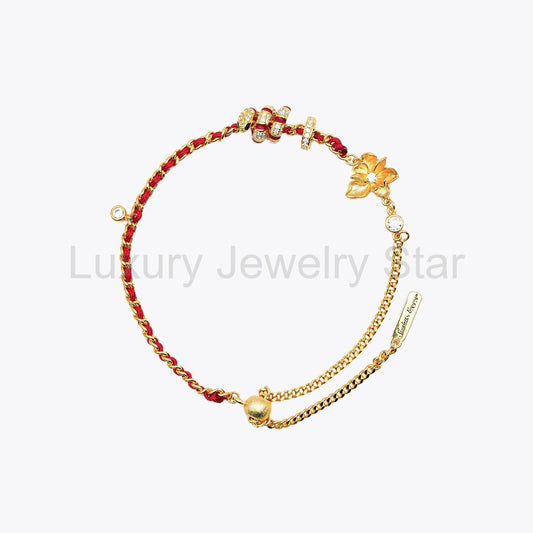 Serpentine Fortune Shift Top Luck Charm Bracelet