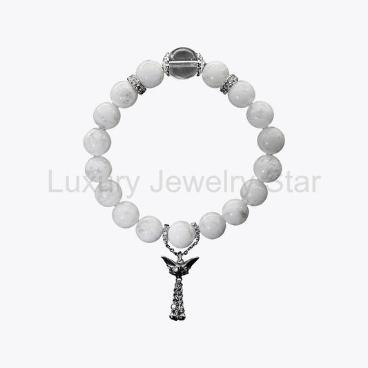Snowbound Celestial Kitsune Crystal Bracelet