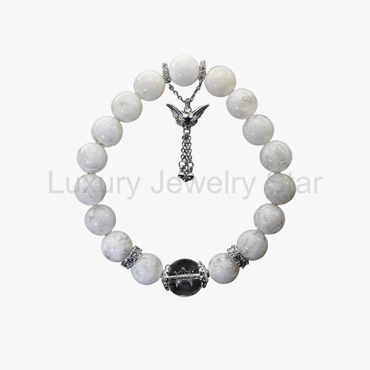 Snowbound Celestial Kitsune Crystal Bracelet - image 2