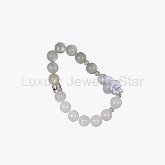 Snowsprout Clarity Wisdom Crystal Bracelet - image 2