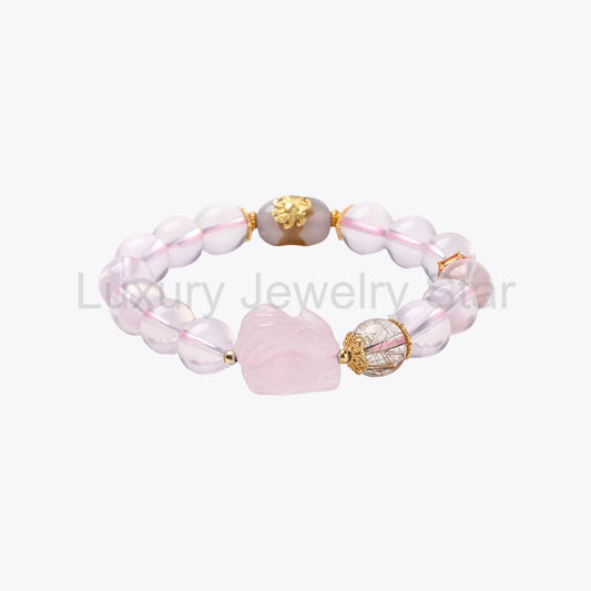 Starlight Kitsune Radiance Crystal Bracelet (Celestial Fox) - image 2