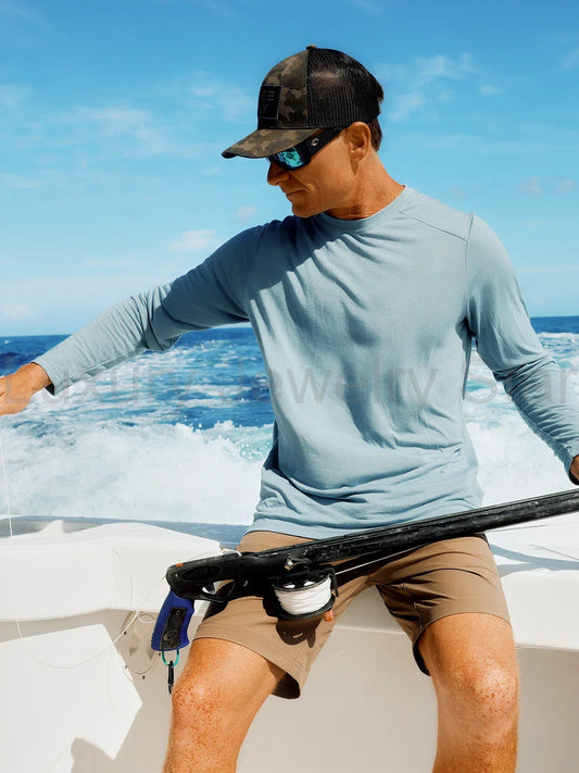 Men's Bamboo Lightweight Long Sleeve - Glacier - image 2