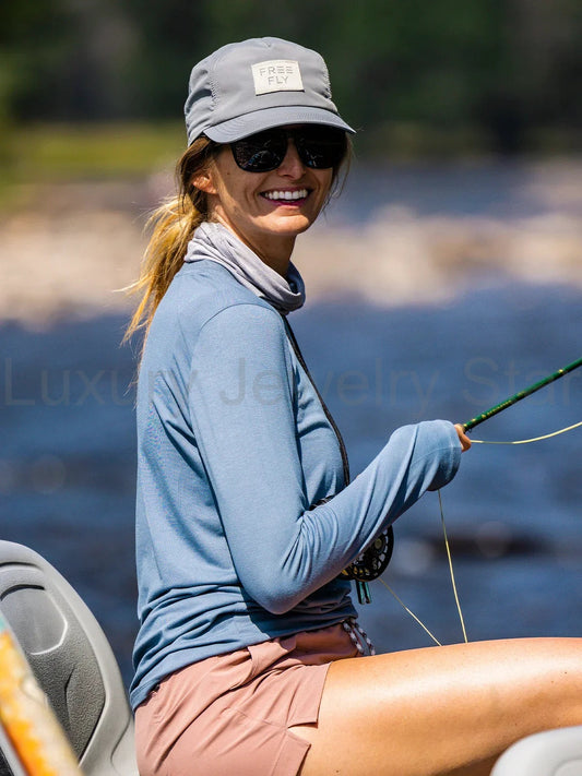 Women's Bamboo Shade Long Sleeve II - Tropic Orange - image 2