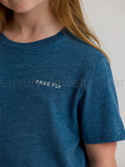 Youth Salt & Sun Tee - Heather Legion Blue - image 2