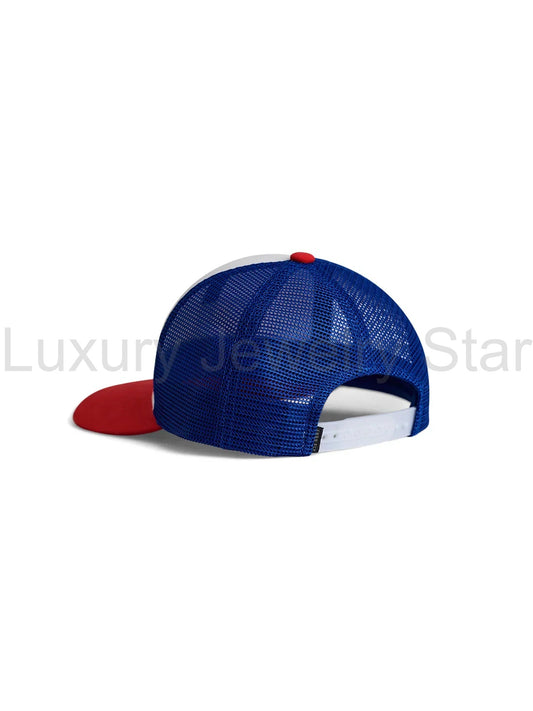 Youth Wave Trucker Hat - Bright Red - image 2