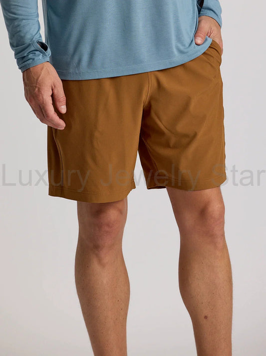 Men's Breeze Short – 8" - Russet