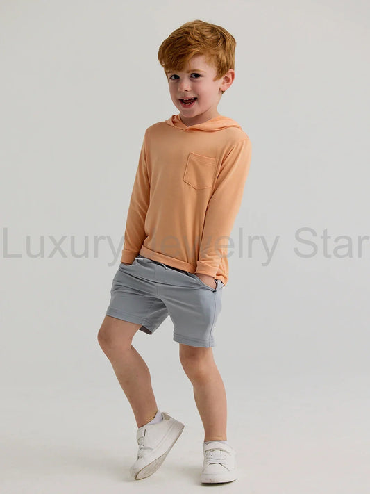 Toddler Bamboo Shade Hoodie - Tropic Orange - image 2