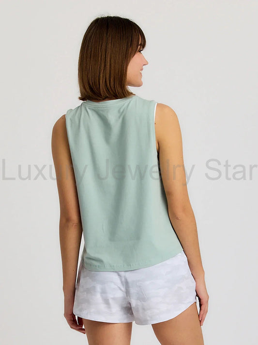 Women's Bamboo Current Tank - Ocean Mist - image 2