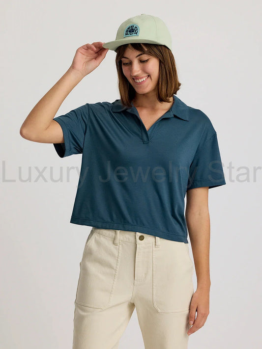 Women's Elevate Sport Polo - Storm Cloud