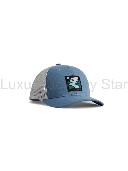 Youth Inlet Trucker Hat - Blue Fog