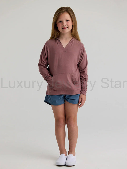 Girls' Bamboo Shade Hoodie - Fig